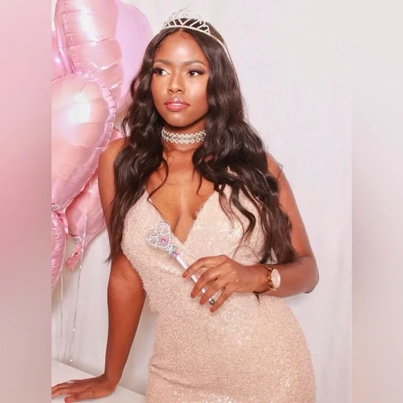Boohoo | Dresses | Boohoo Blush Pink Sequin Halter Neck Dress | Poshmark Boohoo | Dresses | Boohoo Blush Pink Sequin Halter Neck Dress | Poshmark